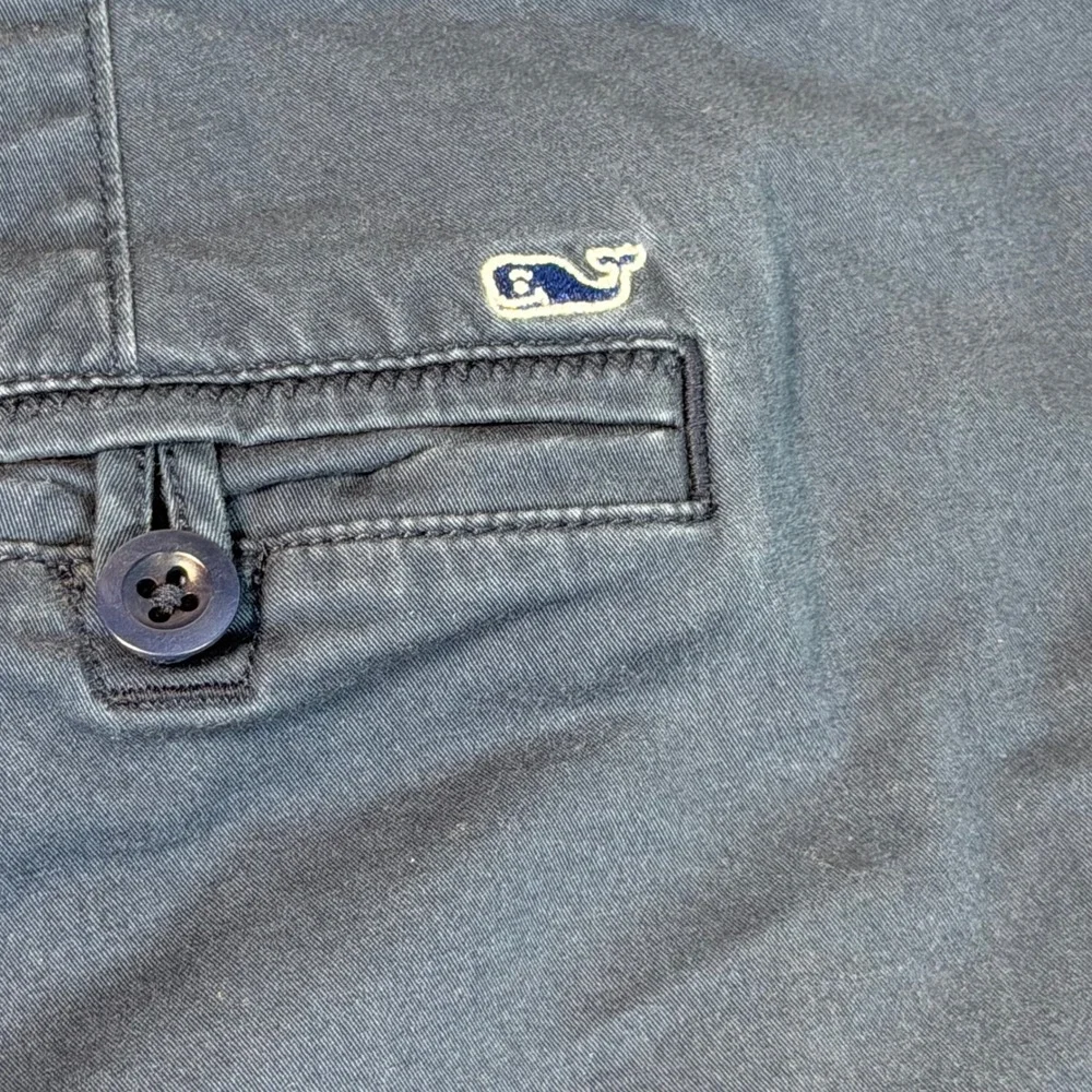 Vineyard Vines Womens Navy Blue Daybreak Chino Shorts Size 18 Stretch Cotton